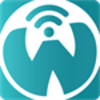 Teal circle logo featuring stylized white mountain peaks and wave shapes that form a "W" shape